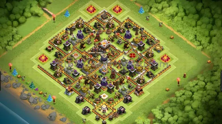 Clash of Clans Belediye 11 Güncel Köy Düzeni 2025