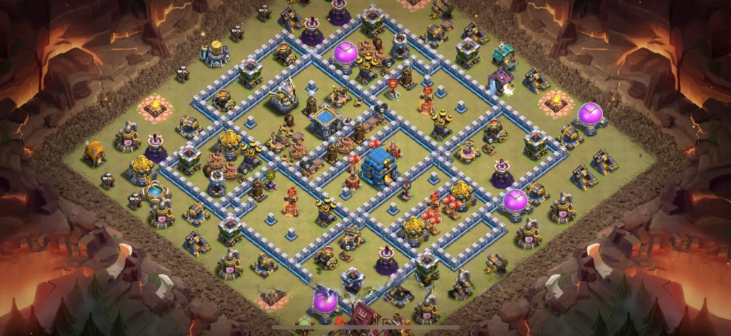 Clash of Clans 12. Seviye Köy Düzeni 2025 Savunma ve Kupa İçin Base 13 Clash of Clans Belediye 12 Anti 3 Yıldız Köy Düzeni
