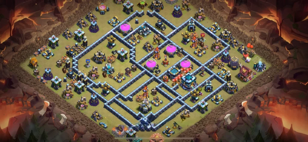 Clash of Clans 13. Seviye Köy Düzeni 2025 Şampiyonlar İçin Köy Tasarımı 17 Clash of Clans Belediye 13 Köy Düzeni