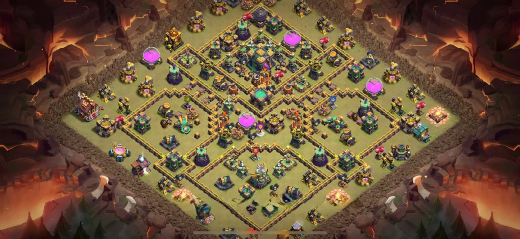 Clash of Clans Belediye 14 Köy Düzeni