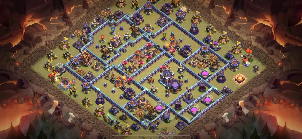 Clash of Clans Belediye 15 Köy Düzeni