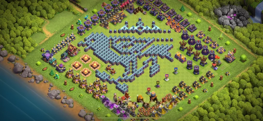 Clash of Clans Belediye 15 Köy Düzeni Eğlence