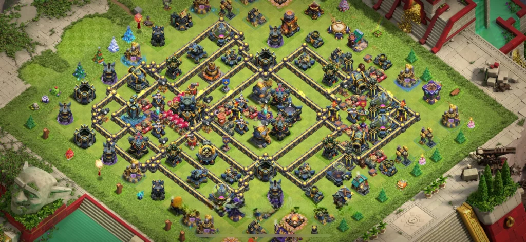 Clash of Clans 17. Seviye Köy Düzeni 2025 Güncel En Yeni Düzenler 17 Clash of Clans Belediye 17 Köy Düzeni 2025