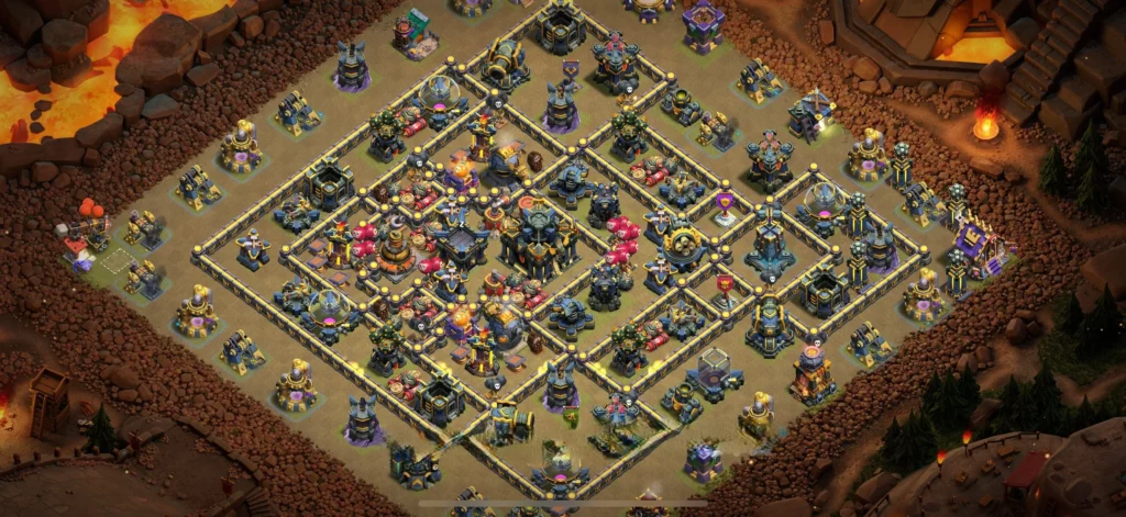 Clash of Clans 17. Seviye Köy Düzeni 2025 Güncel En Yeni Düzenler 20 Clash of Clans Belediye 17 Köy Düzeni Anti Ejder Balon