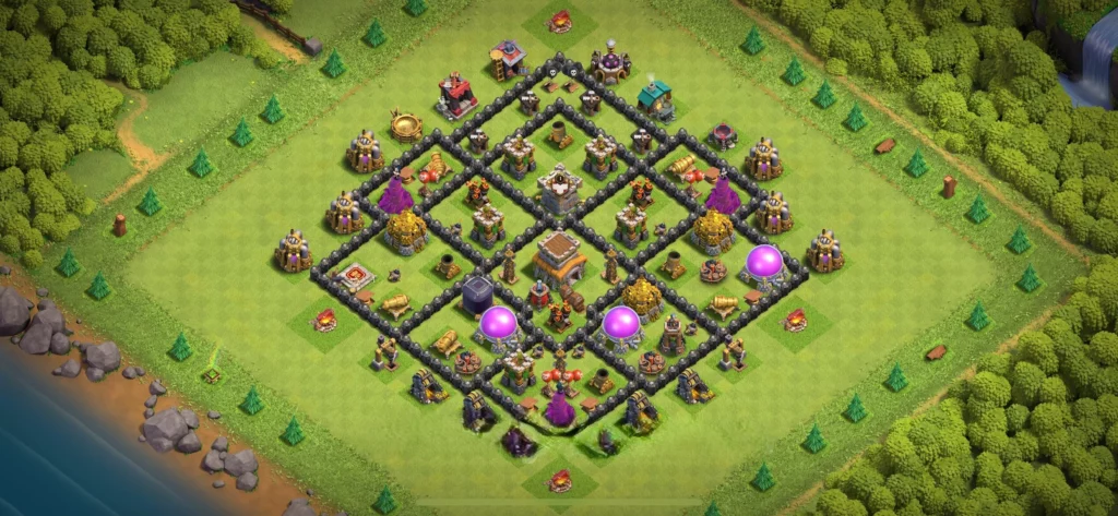 Clash of Clans Belediye 8 Kaynak Koruma Garantili