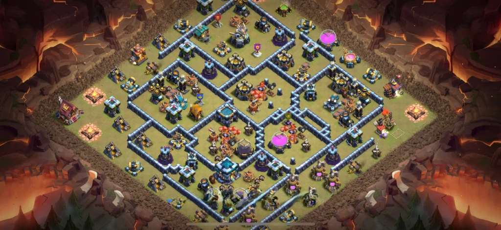 Clash of Clans 13. Seviye Köy Düzeni 2025 Şampiyonlar İçin Köy Tasarımı 14 Clash of Clans 13. Seviye Köy Düzeni