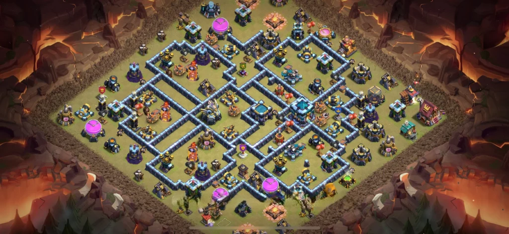 Clash of Clans 13. Seviye Köy Düzeni 2025 Şampiyonlar İçin Köy Tasarımı 25 Coc 2025 13. Seviye Köy Düzeni Güncel Linkler