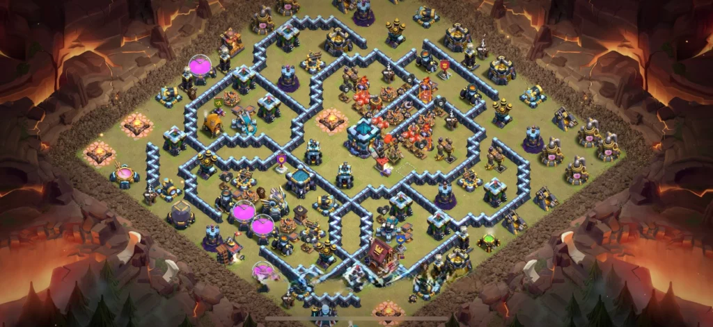 Clash of Clans 13. Seviye Köy Düzeni 2025 Şampiyonlar İçin Köy Tasarımı 15 Coc 13. Seviye Köy Düzeni