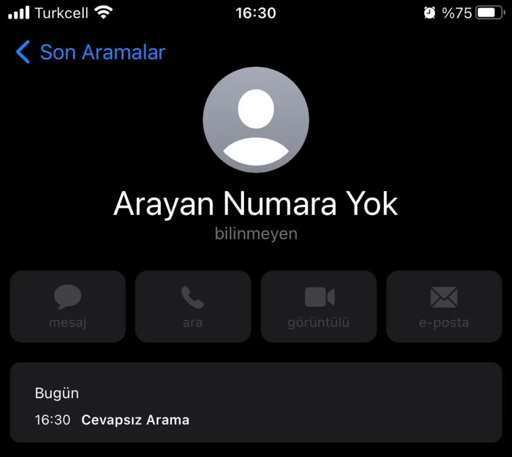 Arayan Numara Yoksa Nasıl Öğrenilir